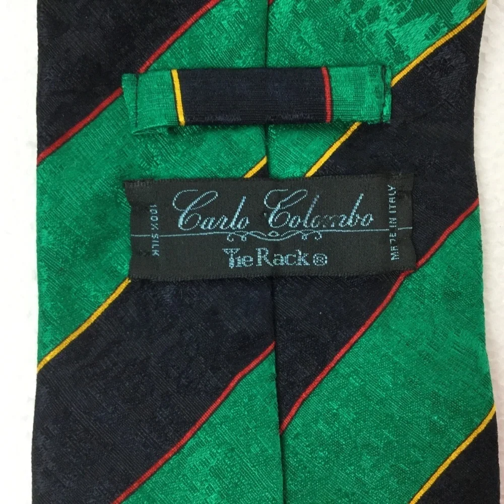 Carlo Colombo Tie Silk Italy Striped